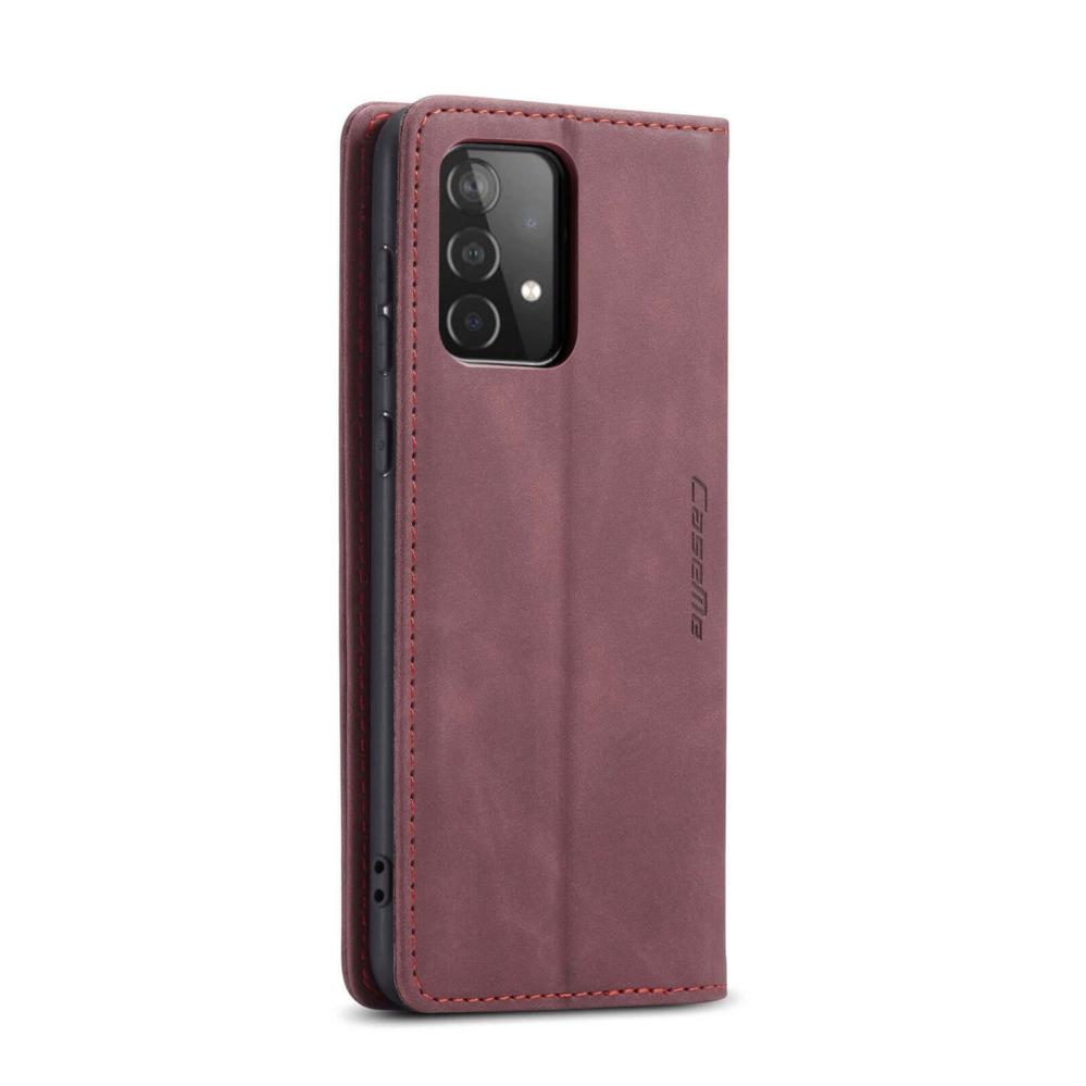 CaseMe Plånboksfodral Vinröd med kortplats för Galaxy A52 4G/5G