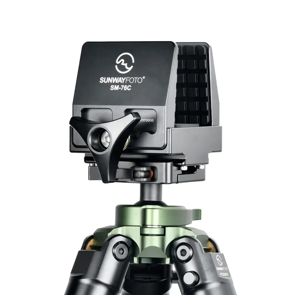  Sunwayfoto SM-76C Saddle Mount – kraftigt fäste för stativ med Arca-Swiss från Kamda – snabb leverans och trygg e-handel