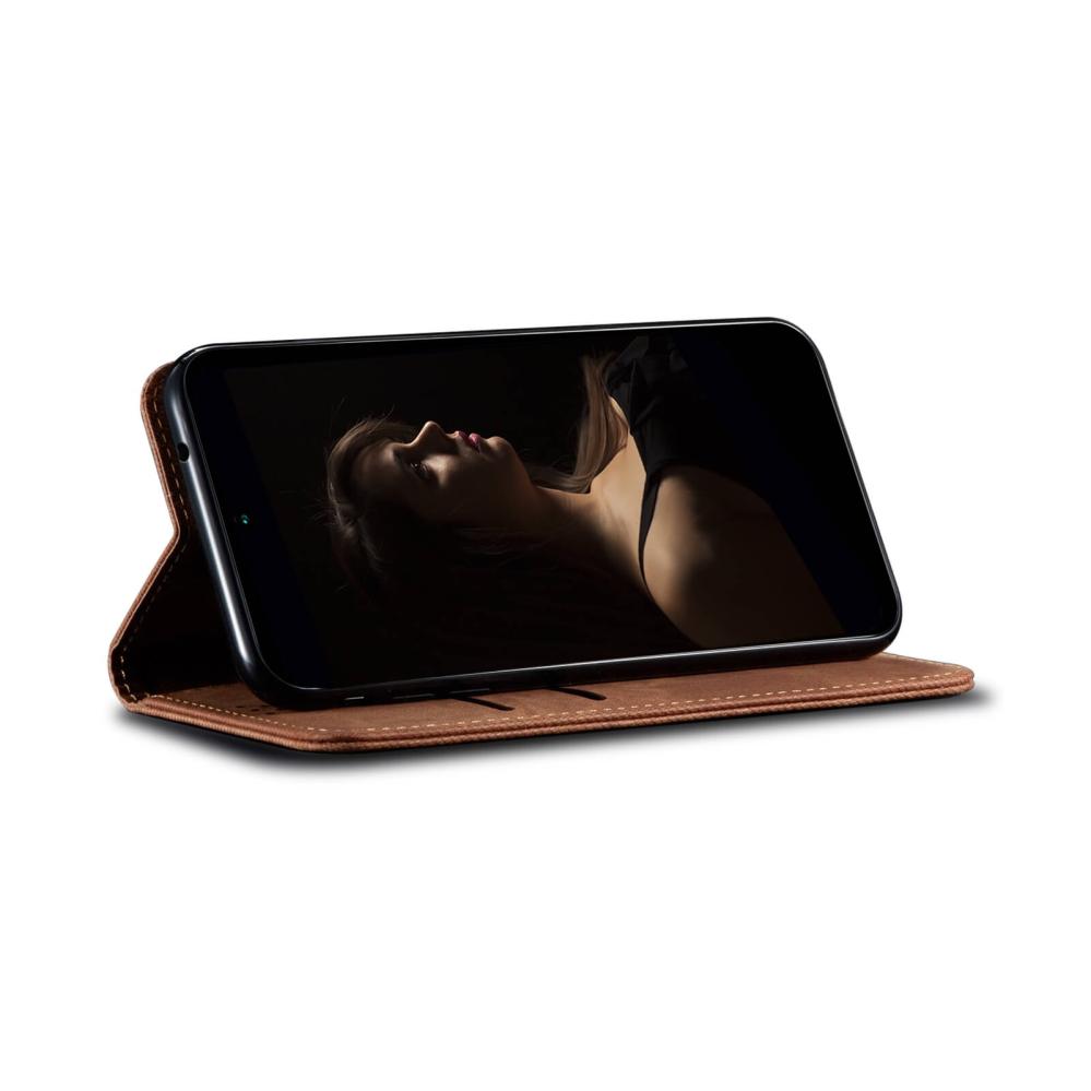 Plånboksfodral för Galaxy A04 4G Brun