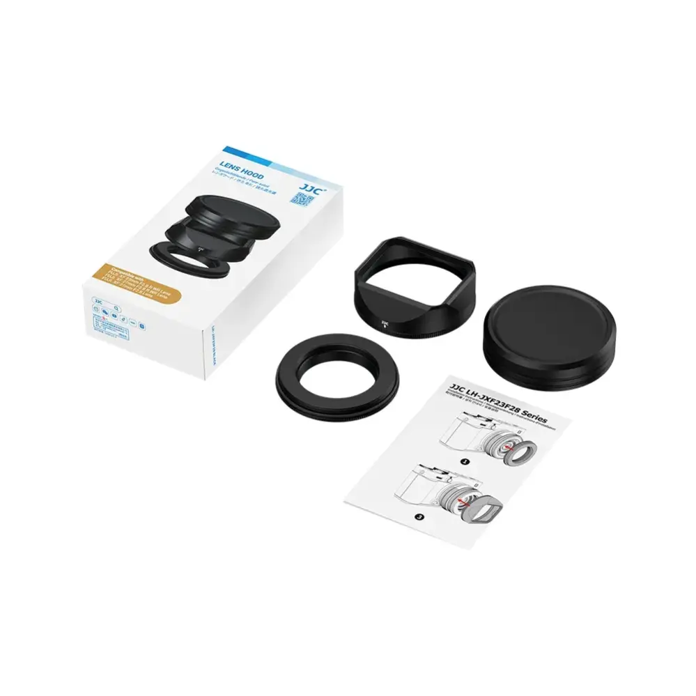  JJC Motljusskydd för Fujifilm Fujinon XF 23mm f/2.8 R WR & XF 27mm f/2.8 från Kamda – snabb leverans och trygg e-handel