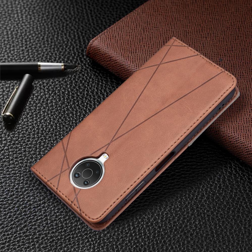 Plånboksfodral för Nokia G20/G10 Brun & Grå mönster