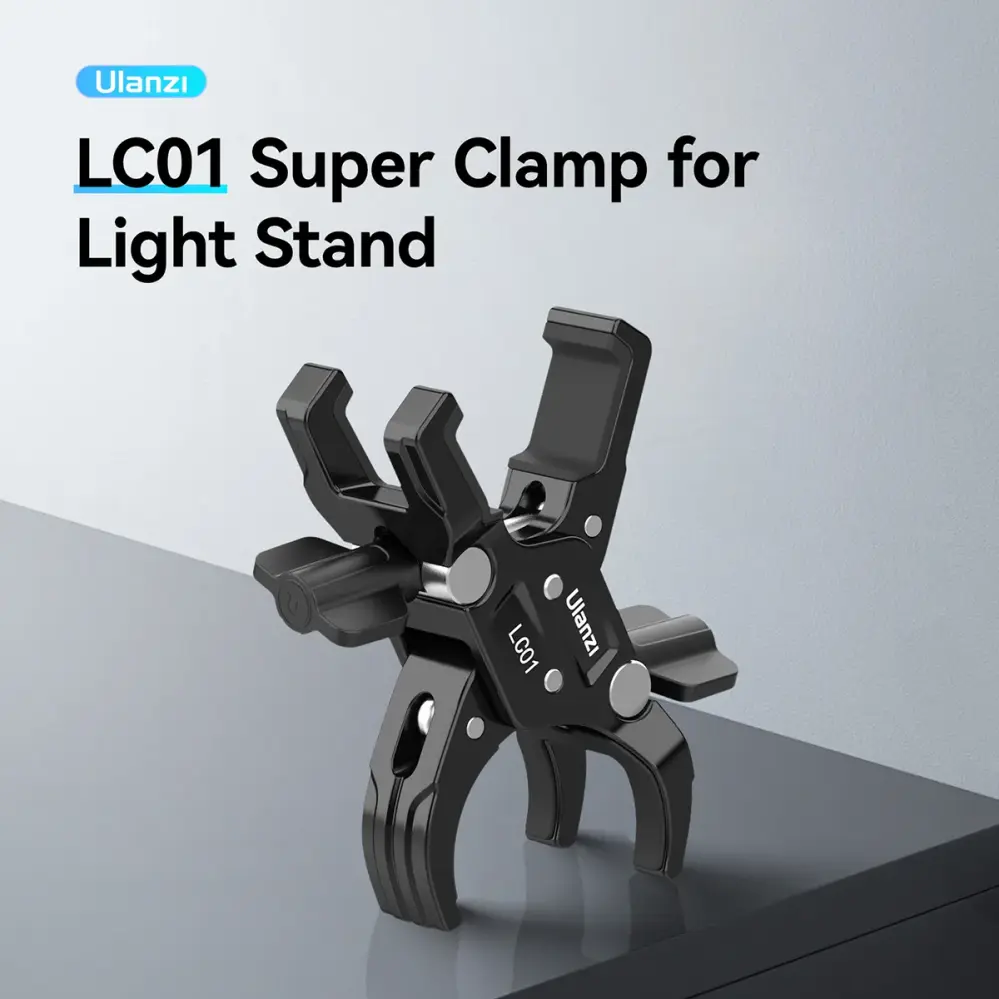 Ulanzi LC01 Super Clamp för studiostativ