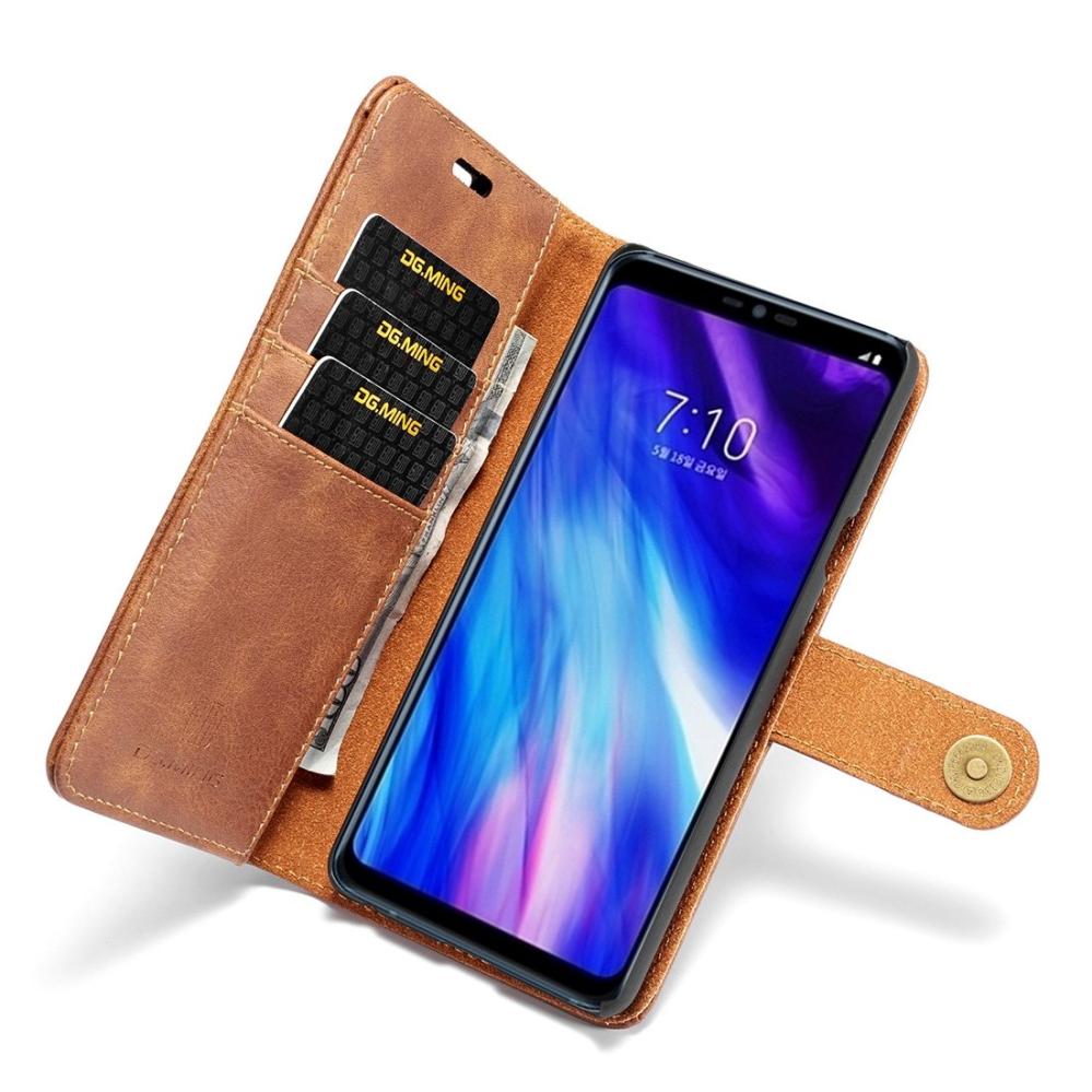 Plånboksfodral med magnetskal för LG G7 ThinQ - DG.MING