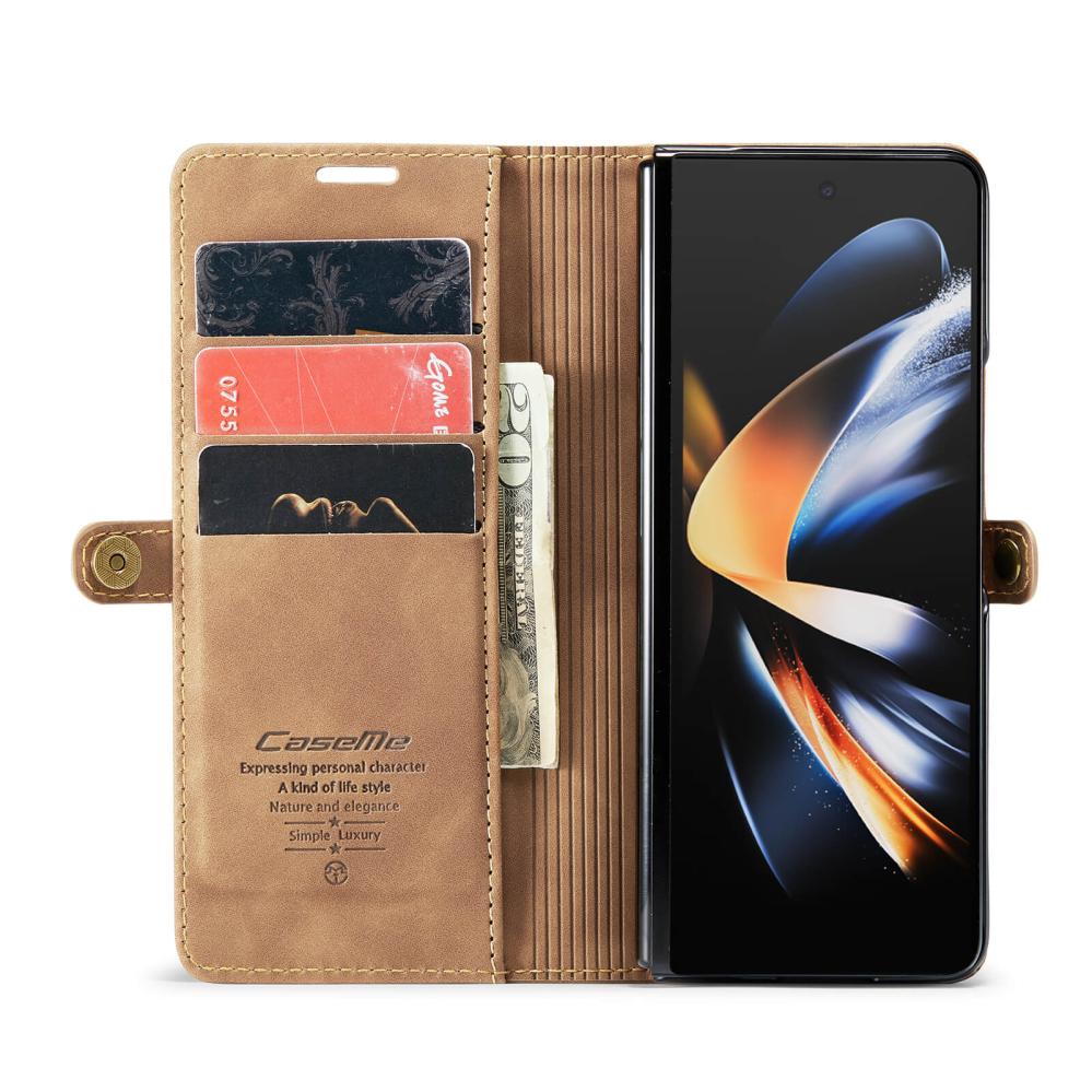 CaseMe Plånboksfodral med kortplats för Samsung Galaxy Z FOLD 4