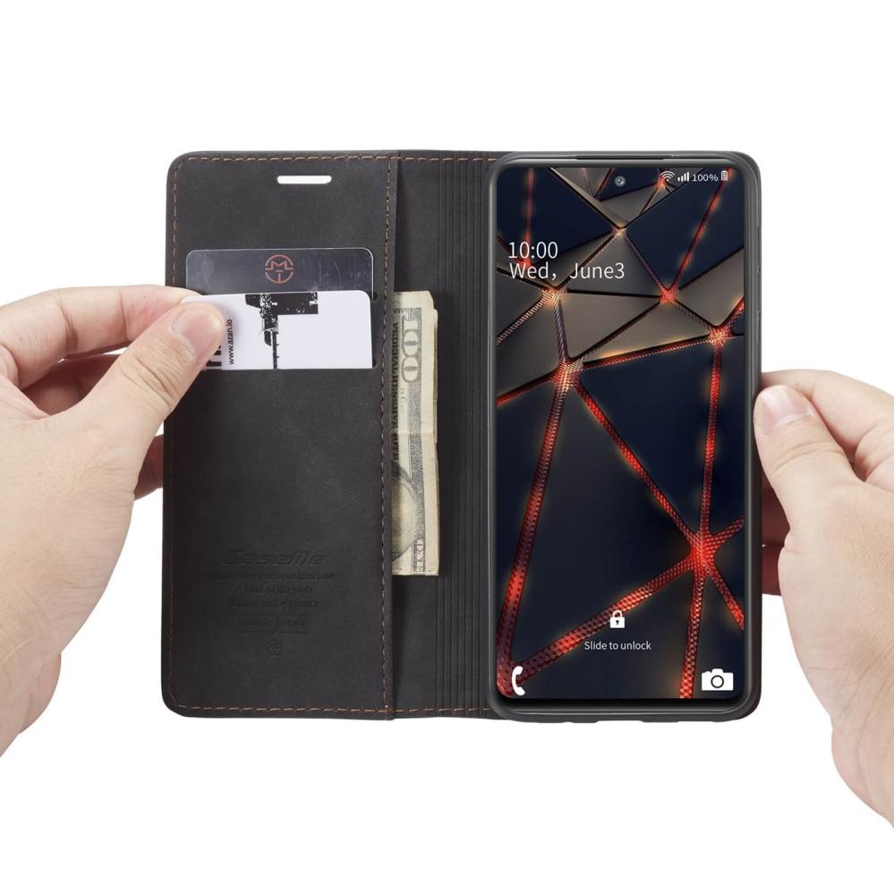 CaseMe Plånboksfodral Svart med kortplats för Samsung Galaxy S20 FE