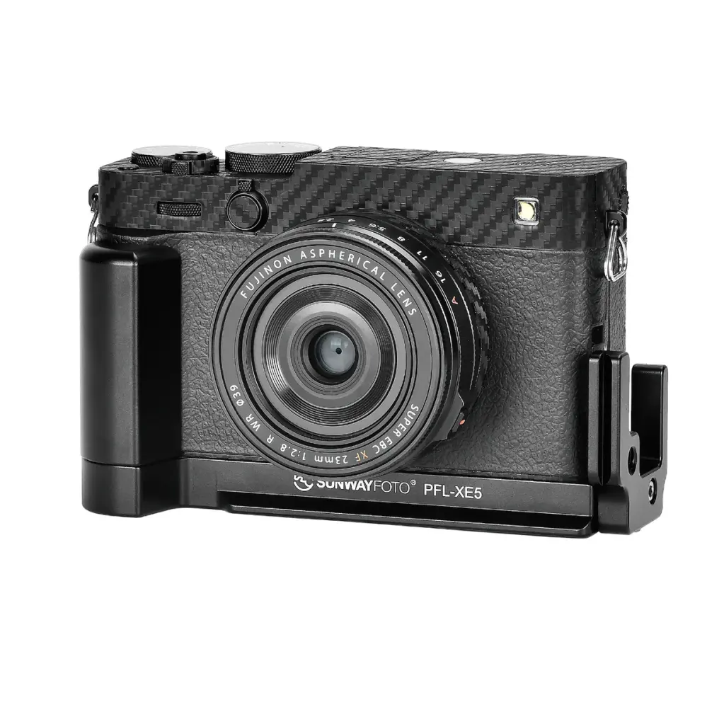  Sunwayfoto L-bracket med handgrepp för Fujifilm X-E5 (PFL-XE5) från Kamda – snabb leverans och trygg e-handel