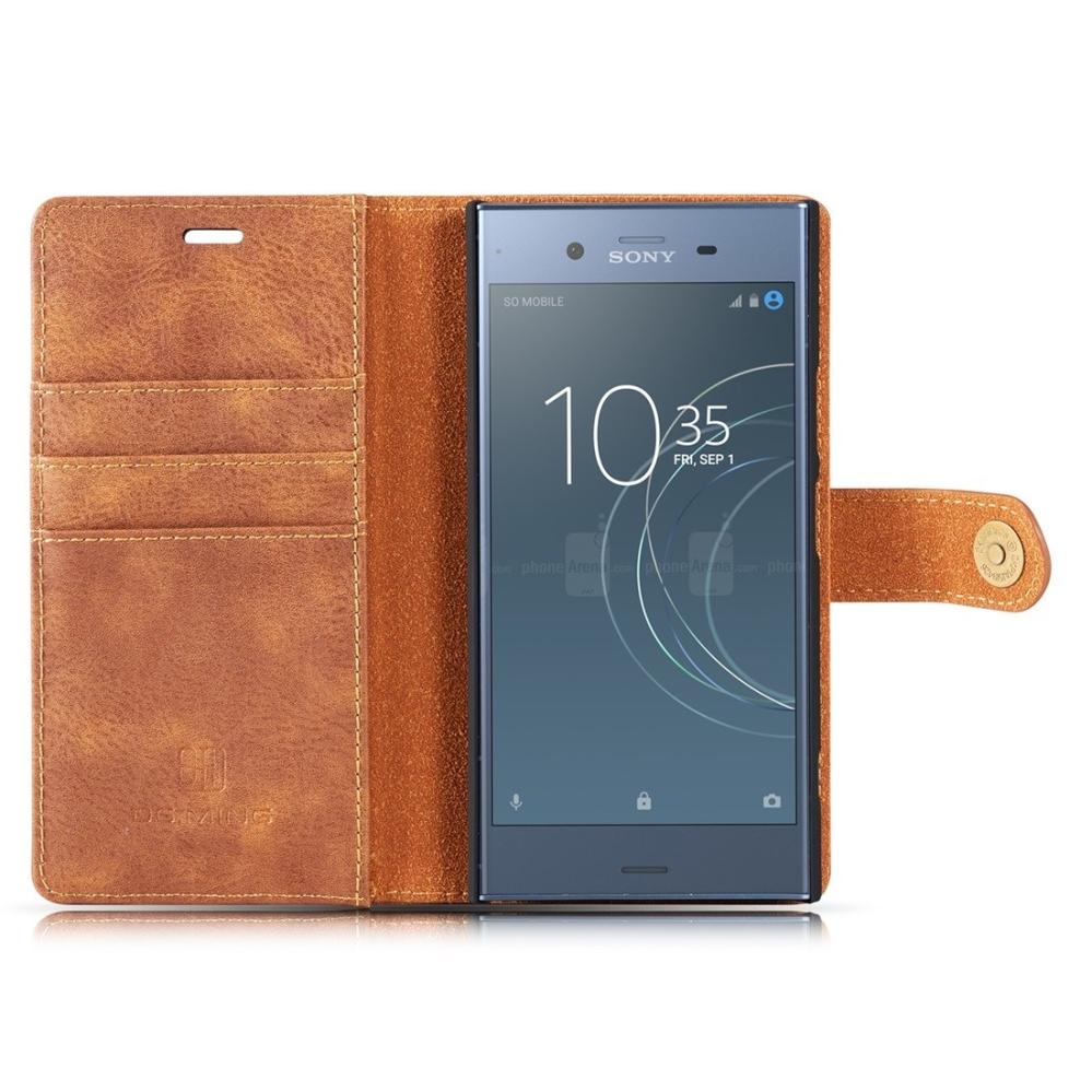 DG.MING Plånboksfodral med magnetskal för Sony Xperia XZ / XZs
