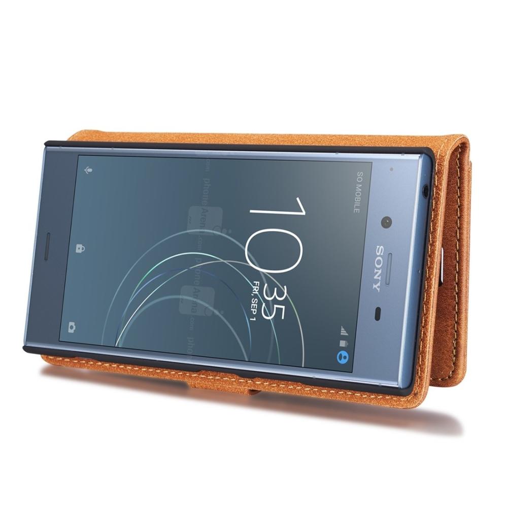 DG.MING Plånboksfodral med magnetskal för Sony Xperia XZ / XZs