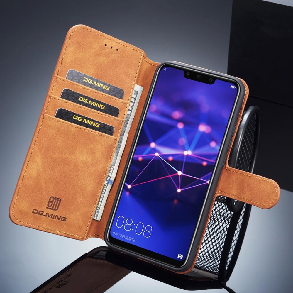 DG.MING Plånboksfodral för Huawei Mate 20 Lite med stilren design Svart