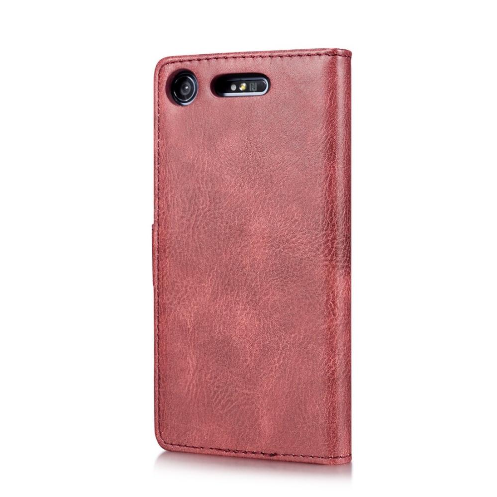 DG.MING Plånboksfodral med magnetskal för Sony Xperia XZ1
