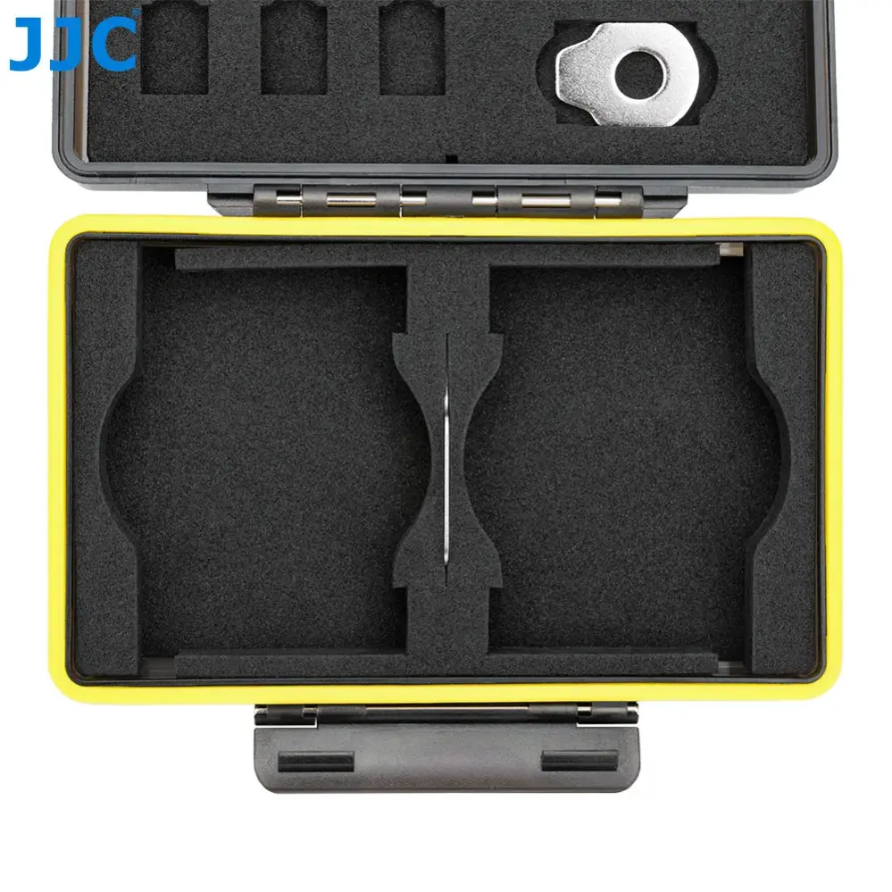 JJC Batteri- & minneskortsfodral – 2 batterier, 6 MicroSD & 1 AirTag från Kamda – snabb leverans och trygg e-handel
