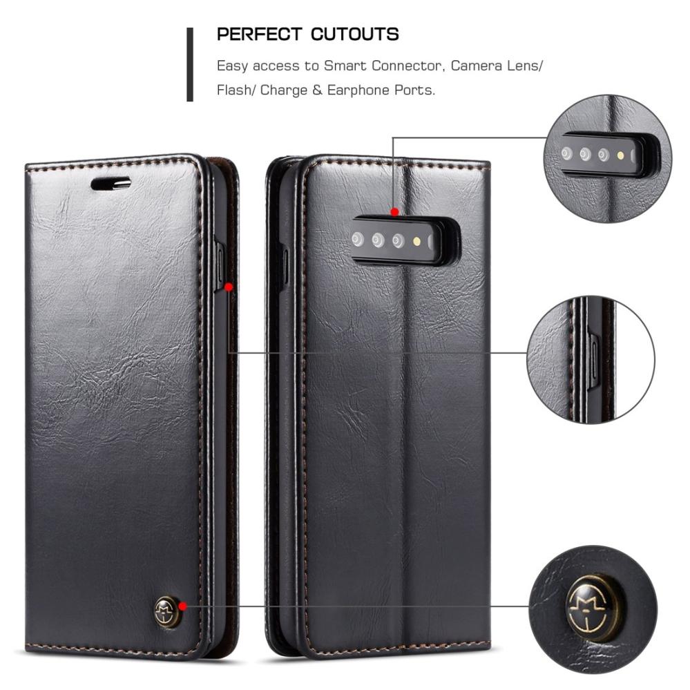 CaseMe Plånboksfodral med kortplats för Galaxy S10 Plus