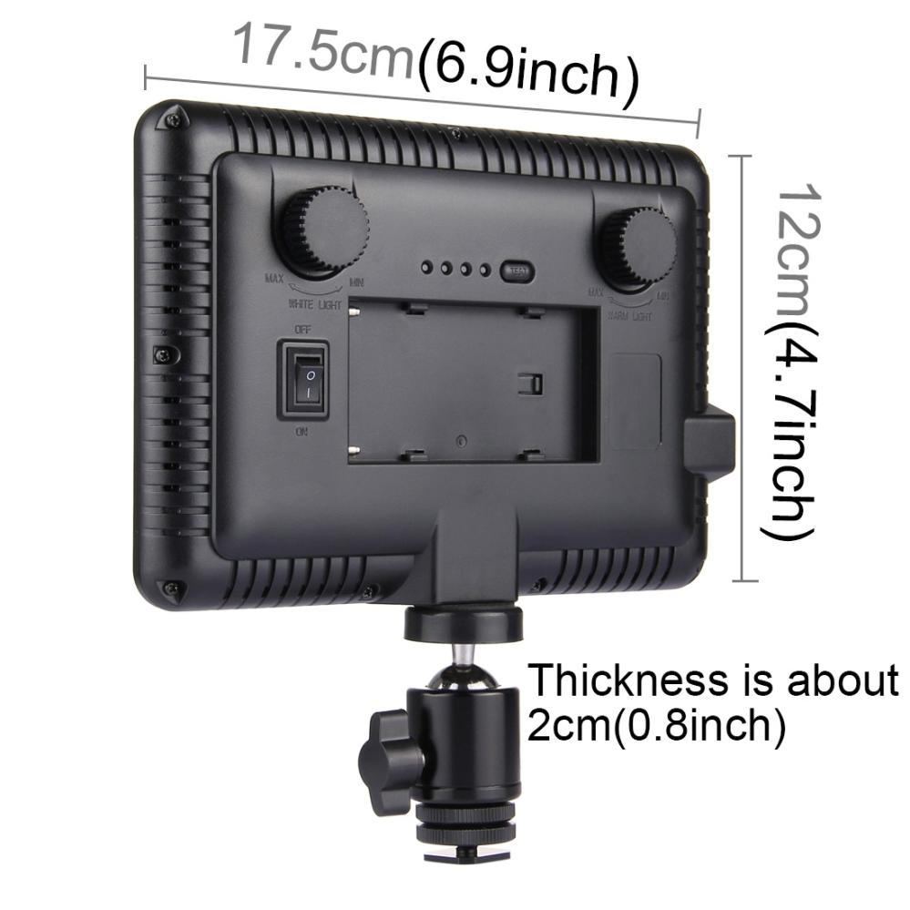Puluz Videolampa med 104st lysdioder 17.5x12.5cm