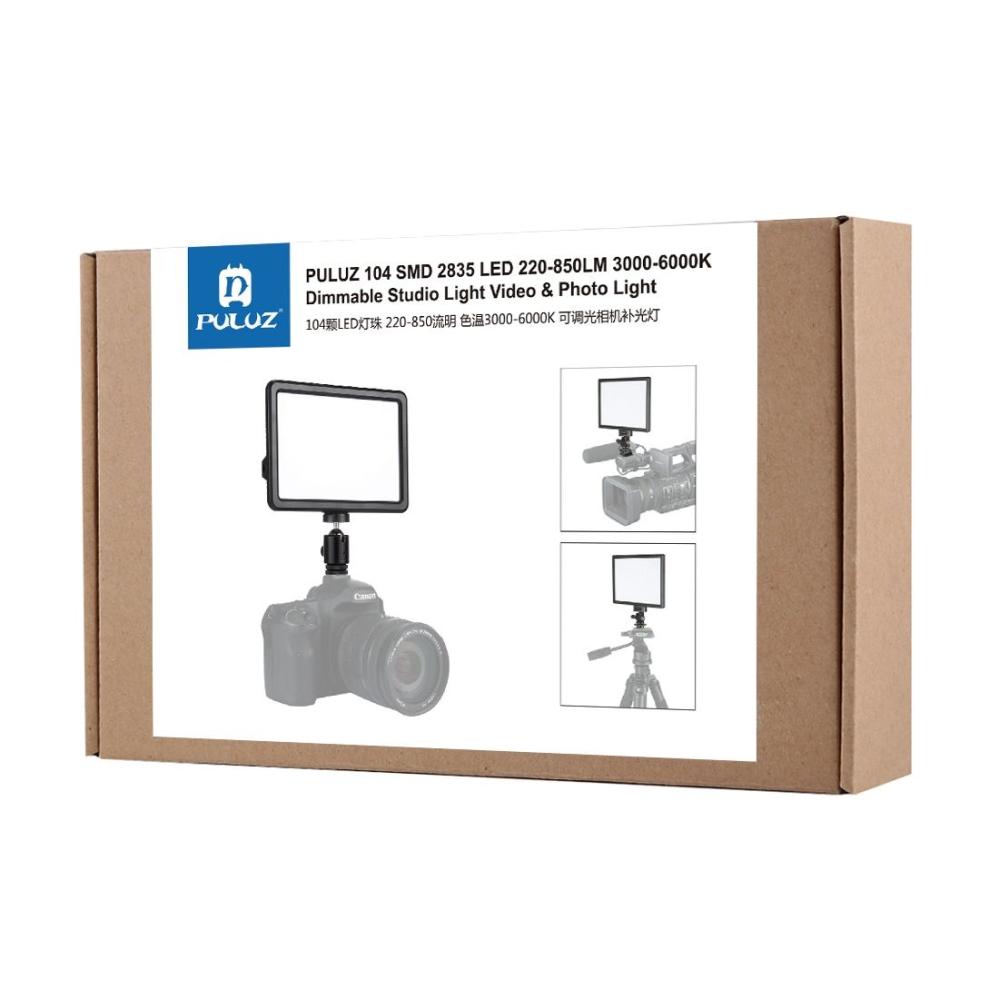 Puluz Videolampa med 104st lysdioder 17.5x12.5cm