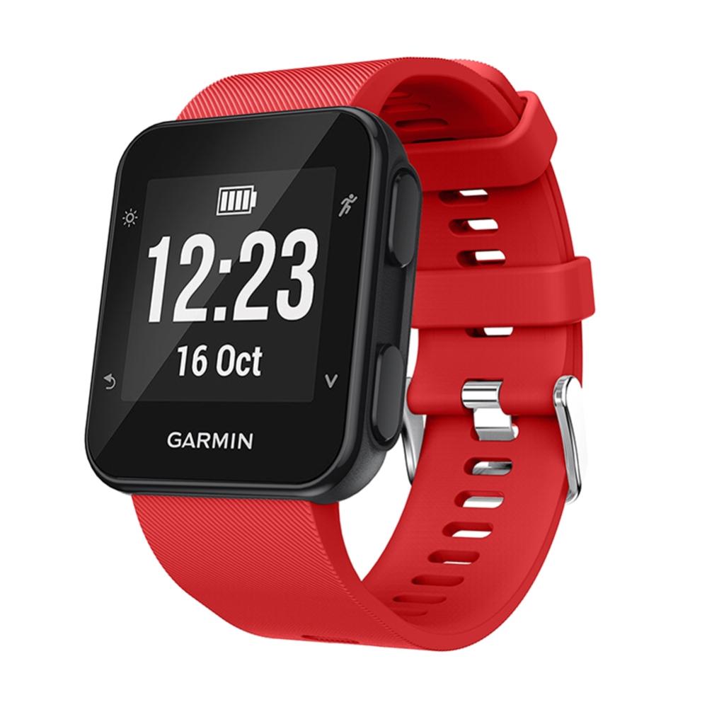 Armband för Garmin Forerunner 30/35 Röd silikon