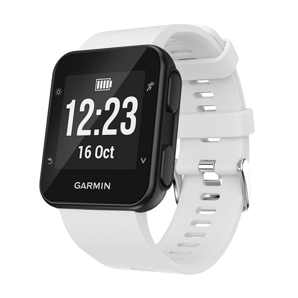 Armband för Garmin Forerunner 30/35 Vit silikon