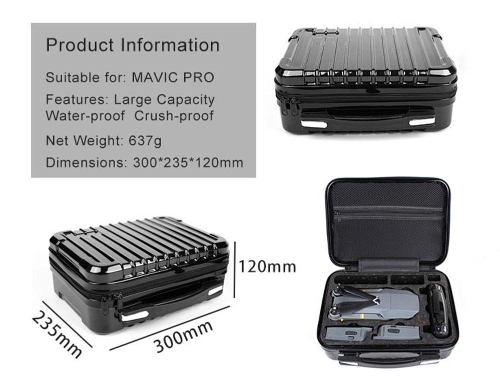 Hård tillbehörsväska med handtag till DJI Mavic Pro