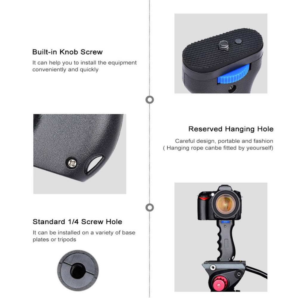 Puluz Videobur/Rig med 2st handtag för mobil