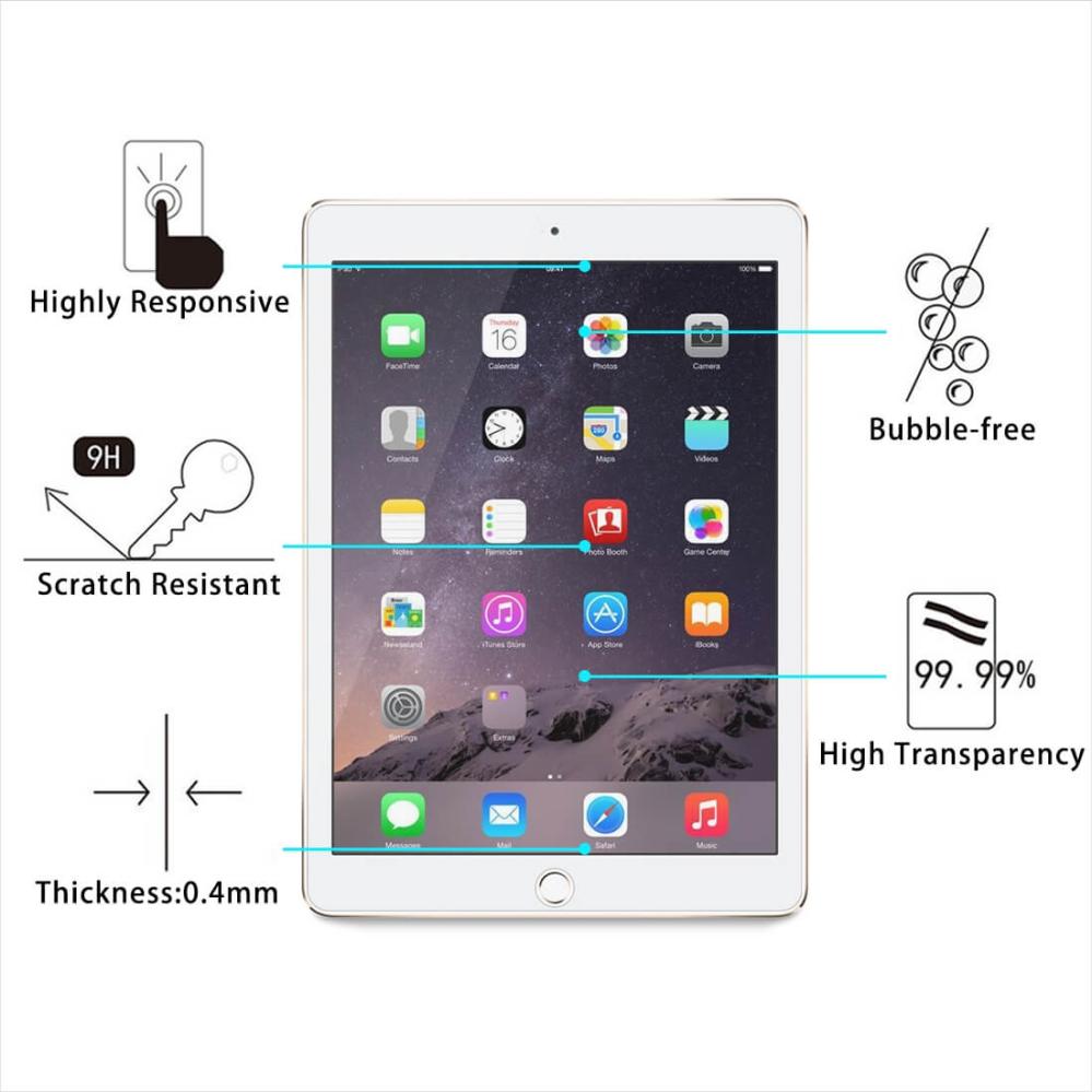 Skärmskydd för iPad Mini 4 (2019) av härdat glas 9H