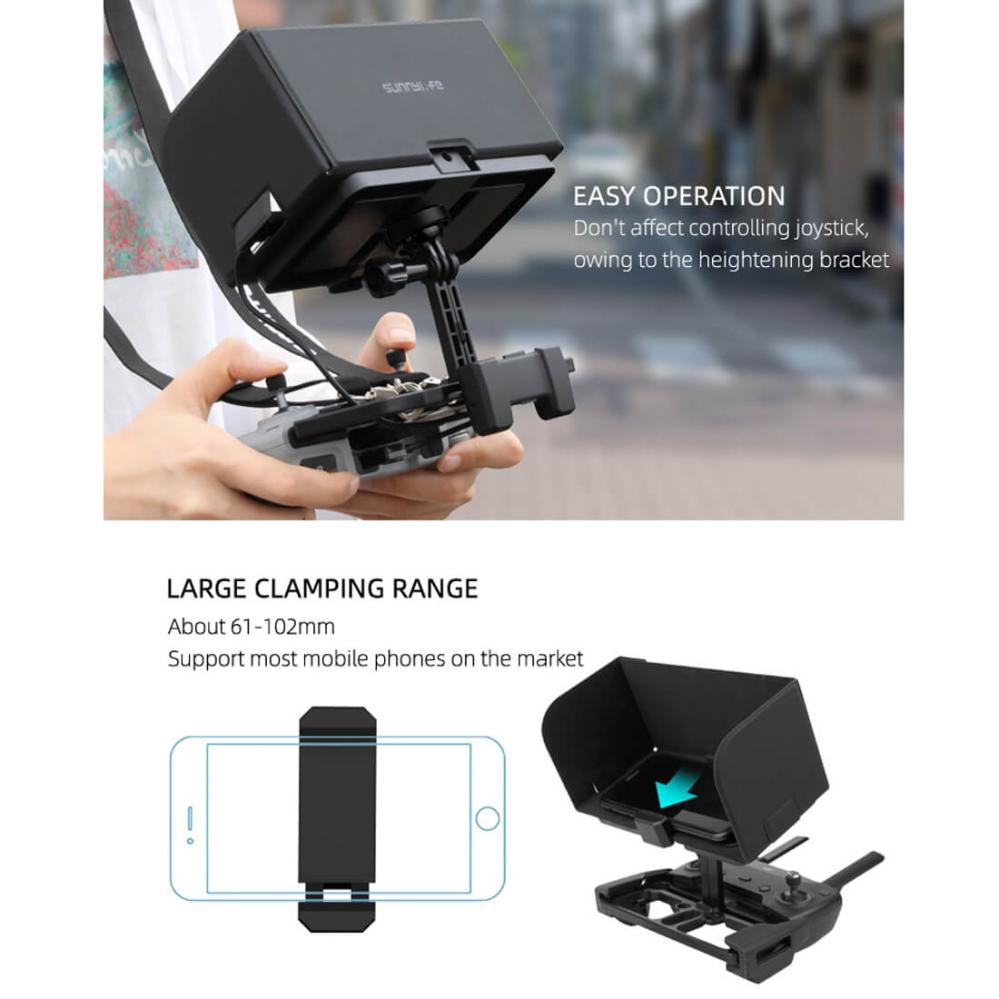  Sunnylife Solskydd & mobilhållare för DJI fjärrkontroll från Kamda – snabb leverans och trygg e-handel