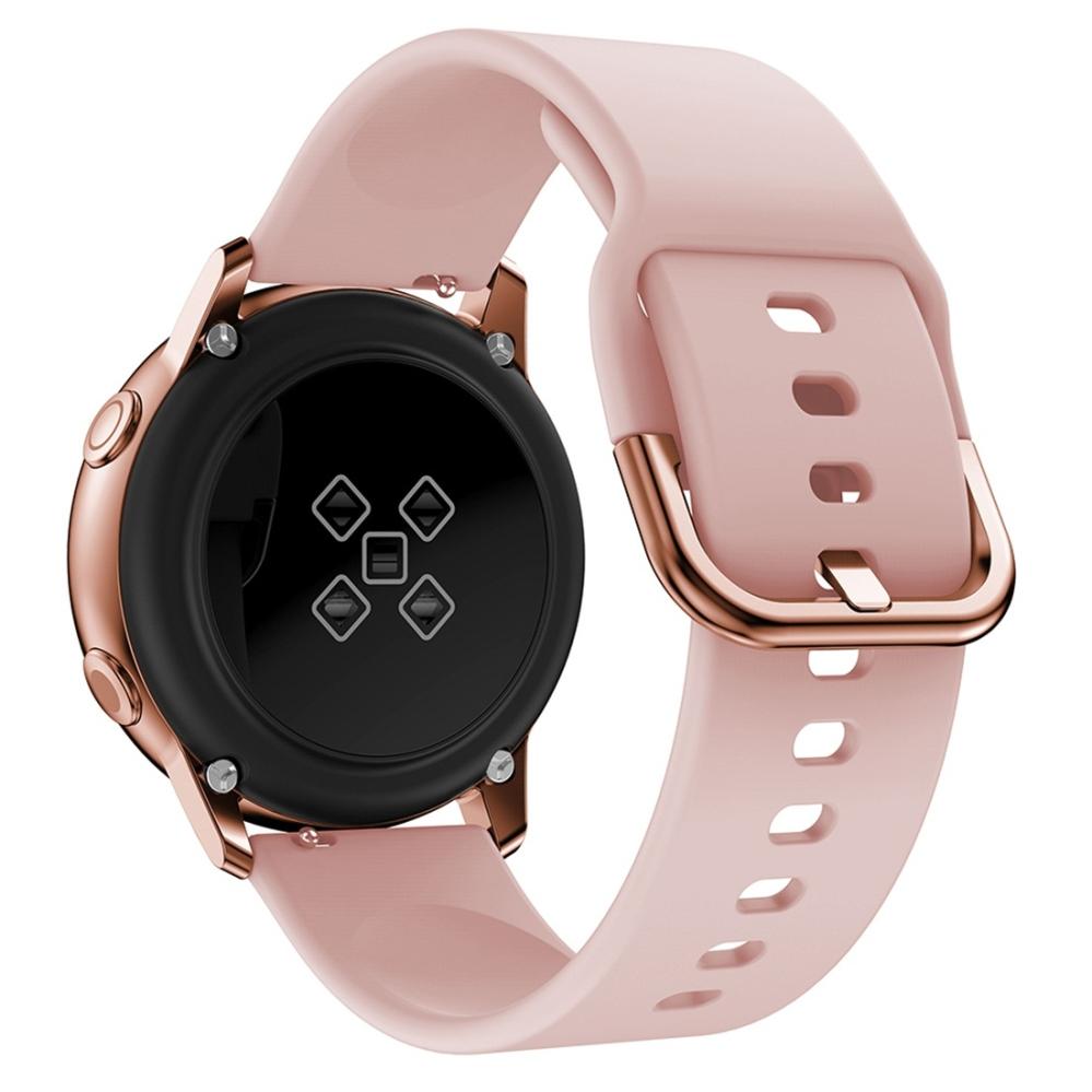 Armband för Galaxy Watch Active 20mm Rosa silikon