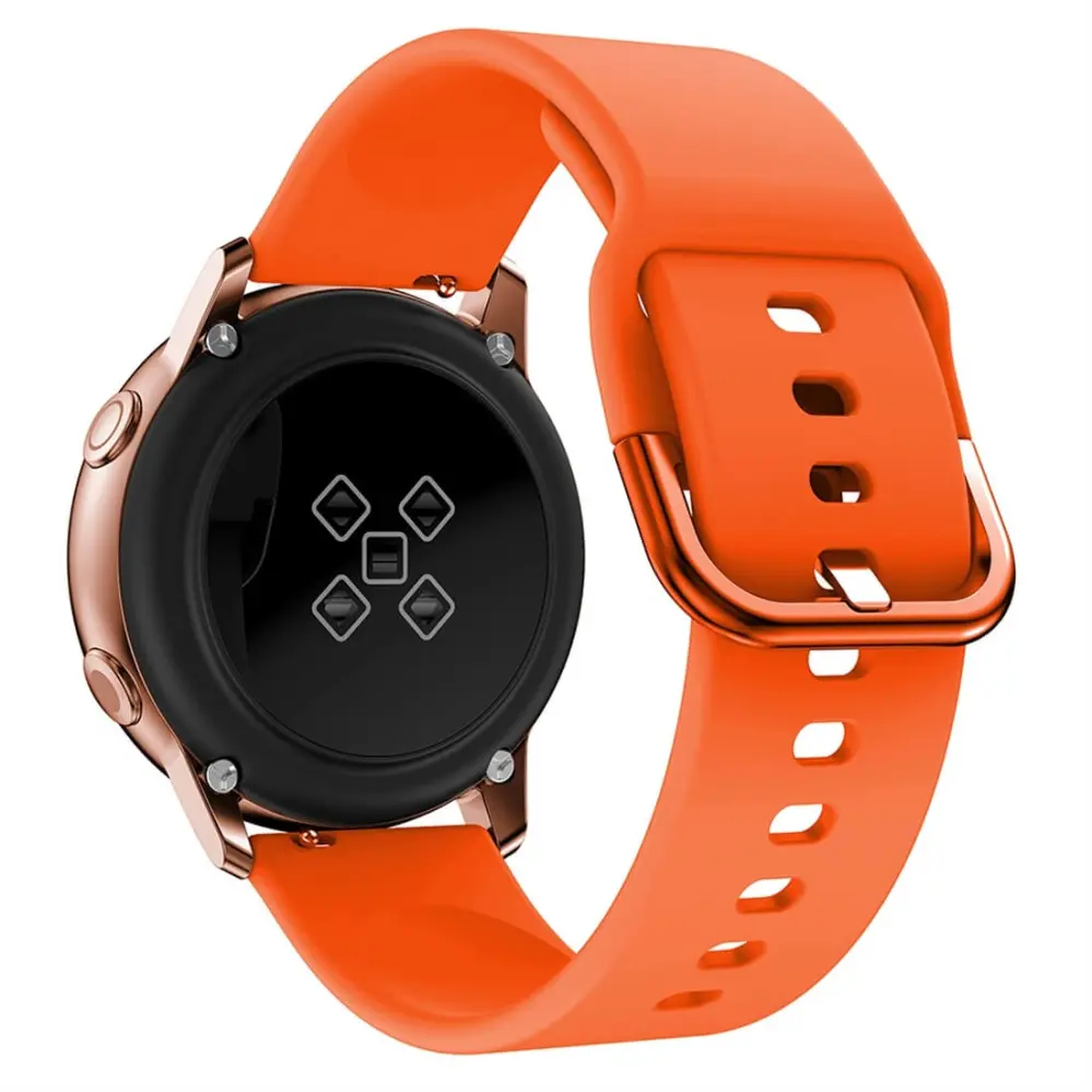  Armband för Galaxy Watch Active 20mm Orange silikon