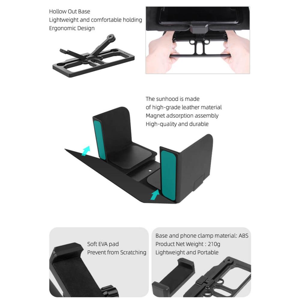  Sunnylife Solskydd & mobilhållare för DJI fjärrkontroll från Kamda – snabb leverans och trygg e-handel