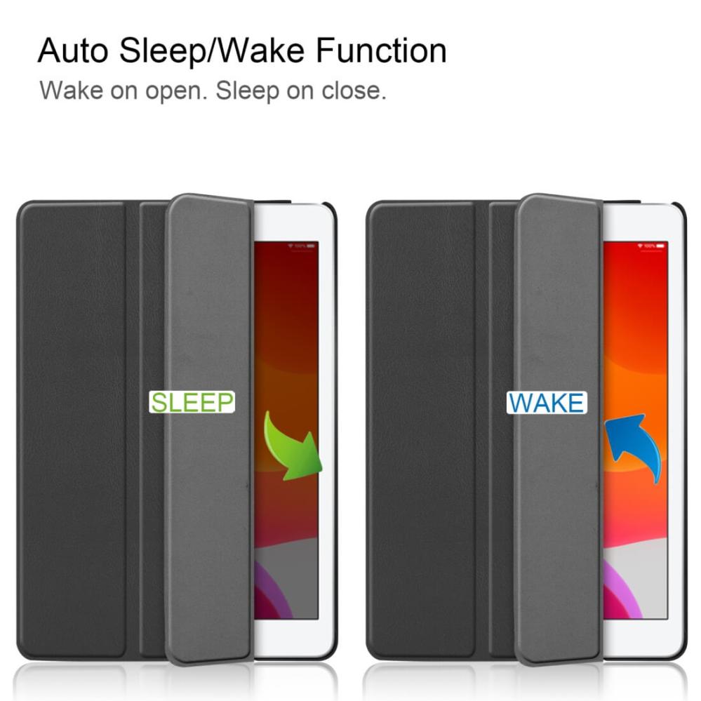 Fodral för iPad 10.2 med Sleep/ Wake-up funktion Svart