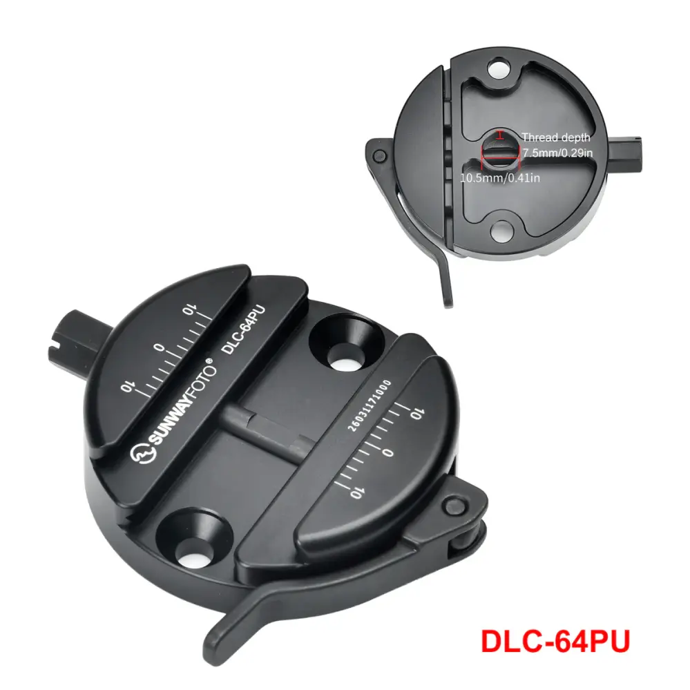  Sunwayfoto DLC-64PC Arca snabbfäste 64mm från Kamda – snabb leverans och trygg e-handel