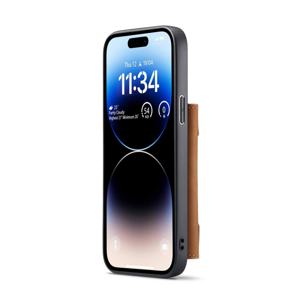 DG.MING 2 i 1 Vikbar plånbok & magnetiskt skal för iPhone 14 Pro Max