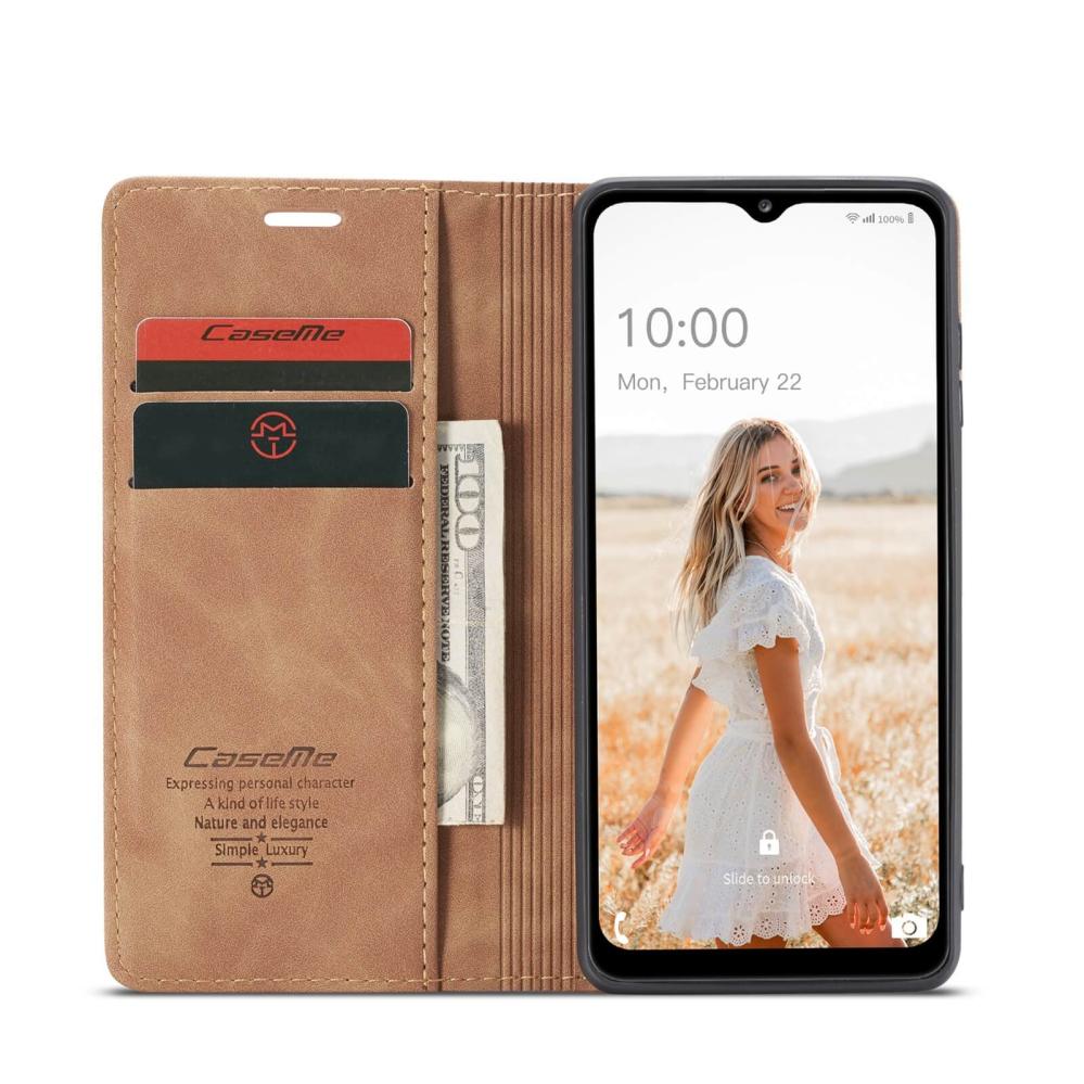CaseMe Plånboksfodral Brun för Galaxy A32 5G