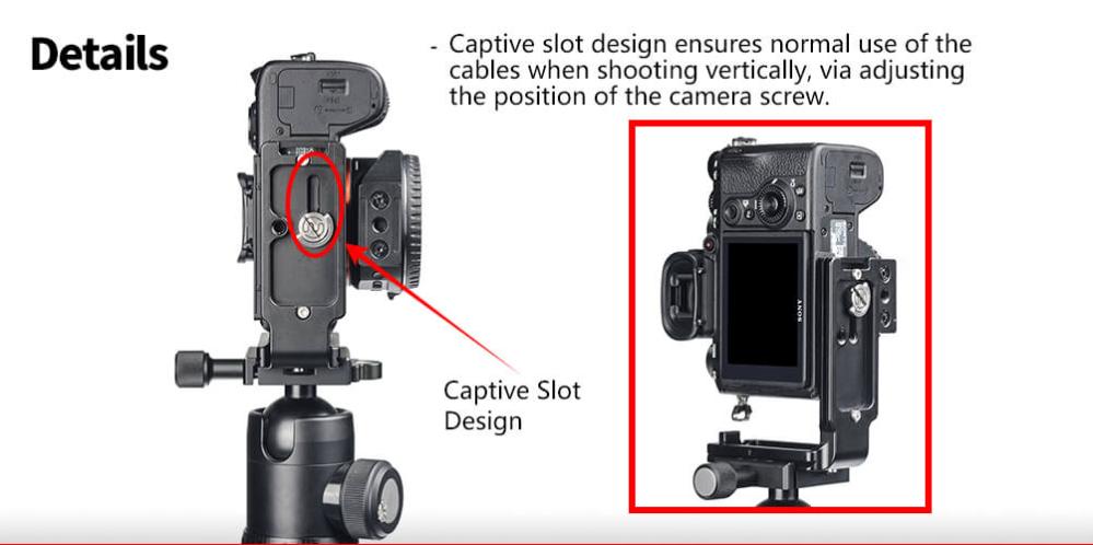 Sunwayfoto L-Bracket för Sony A7RIII Sony A9