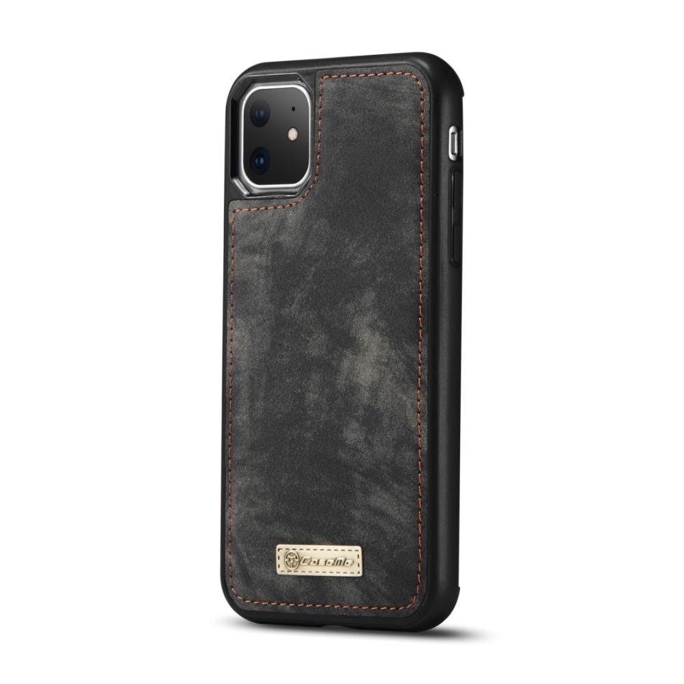 CaseMe Plånboksfodral med magnetskal för iPhone 11 Svart