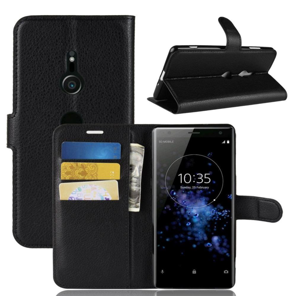 Plånboksfodral med kortplatser för Sony Xperia XZ3