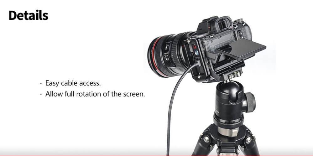 Sunwayfoto L-Bracket för Sony A7RIII Sony A9