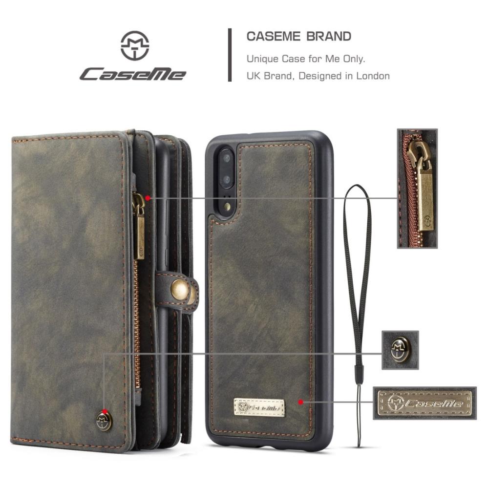 CaseMe Plånboksfodral med magnetskal för Huawei P20
