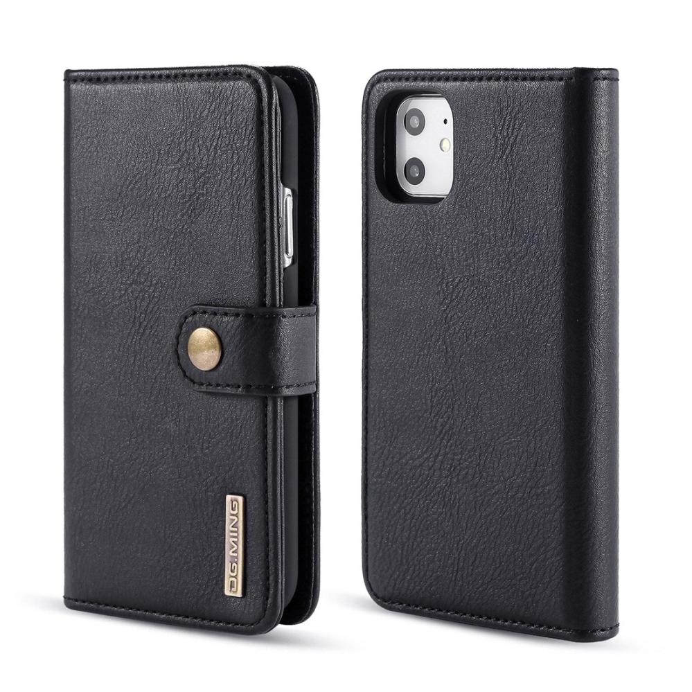 DG.MING Plånboksfodral med magnetskal för iPhone 11