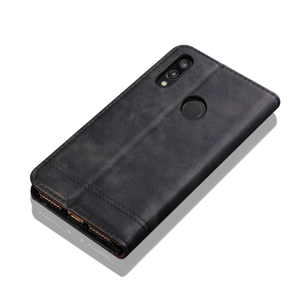 Plånboksfodral för Huawei P Smart Plus - Svart mönster