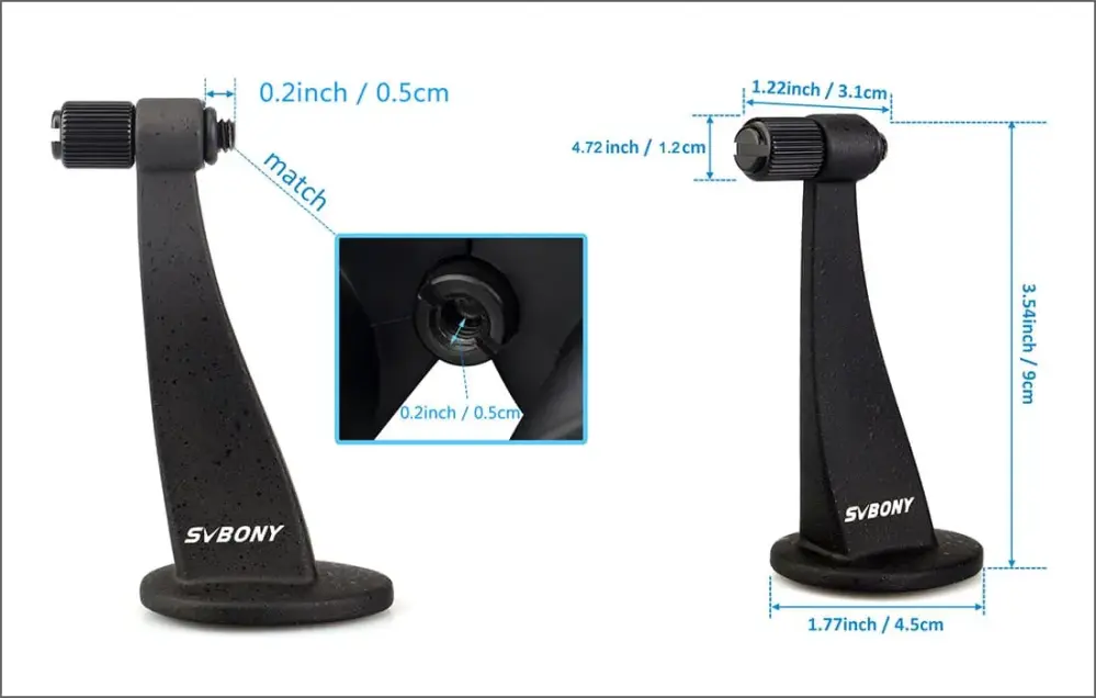  Svbony SV111 stativadapter för kikare – 1/4-tums gänga från Kamda – snabb leverans och trygg e-handel