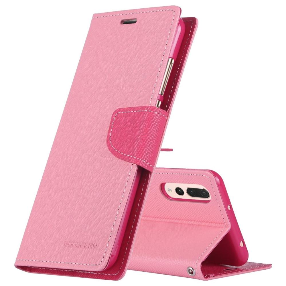 GOOSPERY För Huawei P20 Pro - Rosa Plånboksfodral med kortplatser