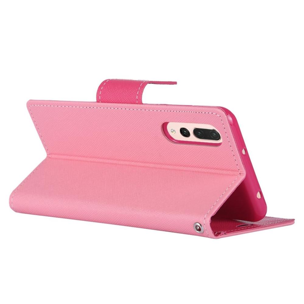 GOOSPERY För Huawei P20 Pro - Rosa Plånboksfodral med kortplatser
