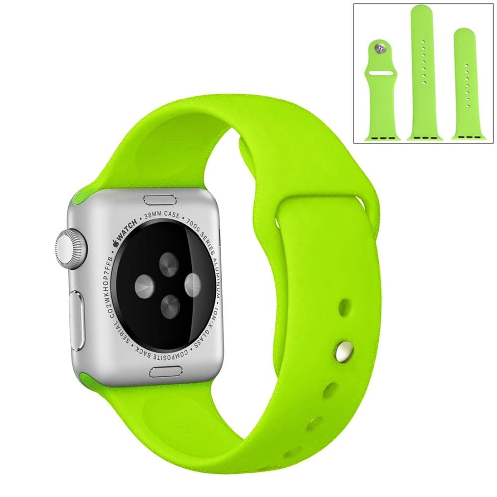 Armband för Apple Watch 38/40/41mm silikon Grön