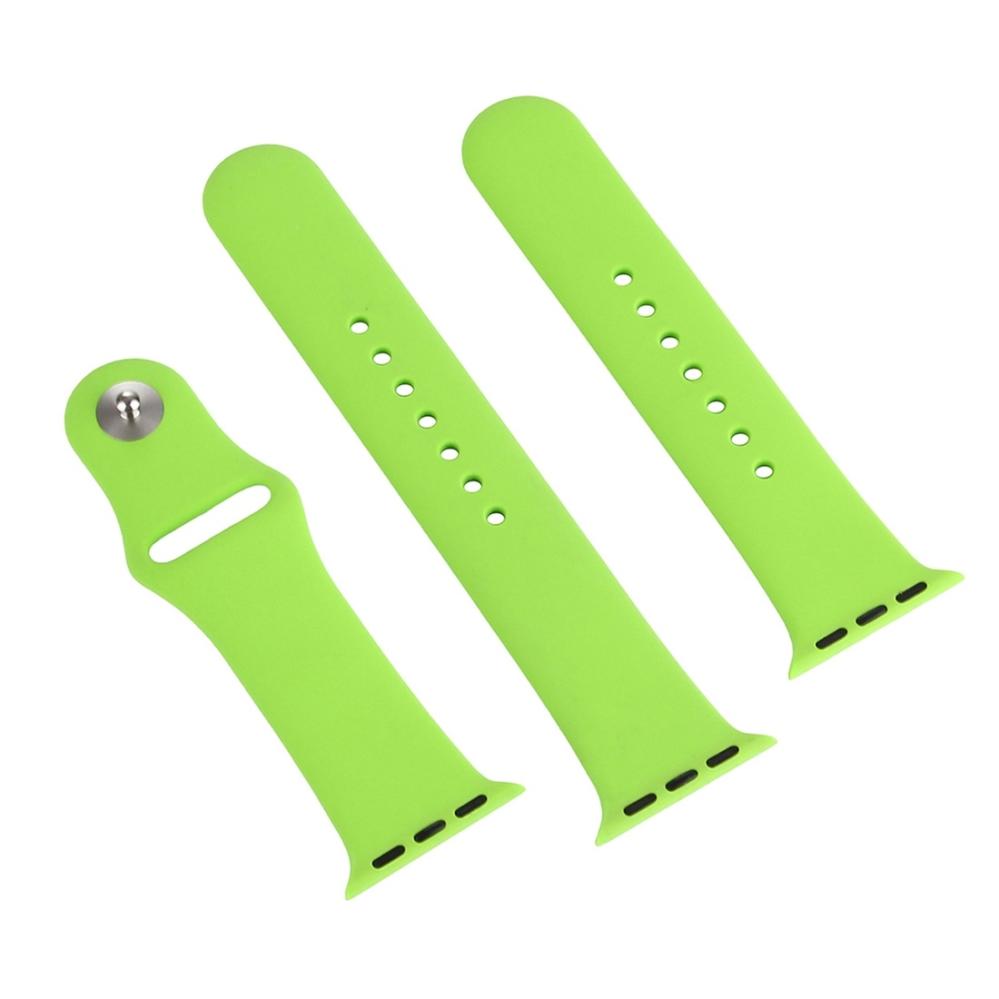 Armband för Apple Watch 38/40/41mm silikon Grön