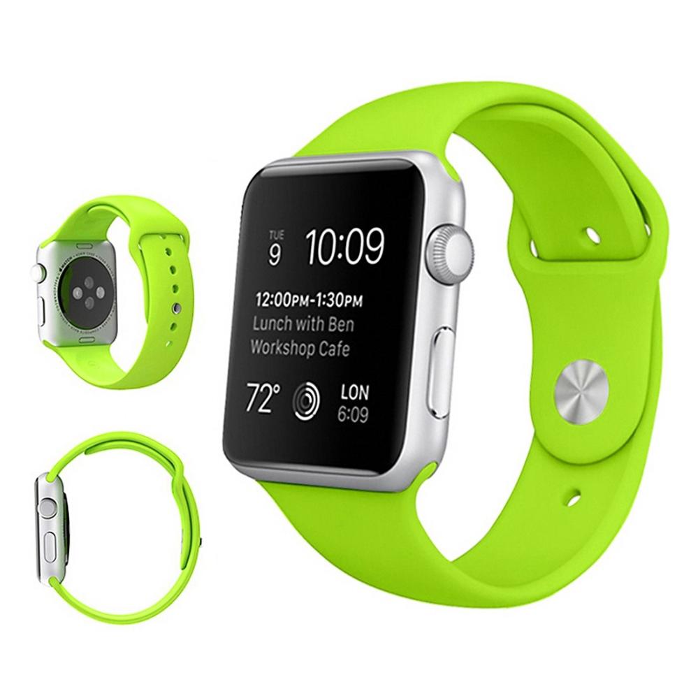 Armband för Apple Watch 38/40/41mm silikon Grön