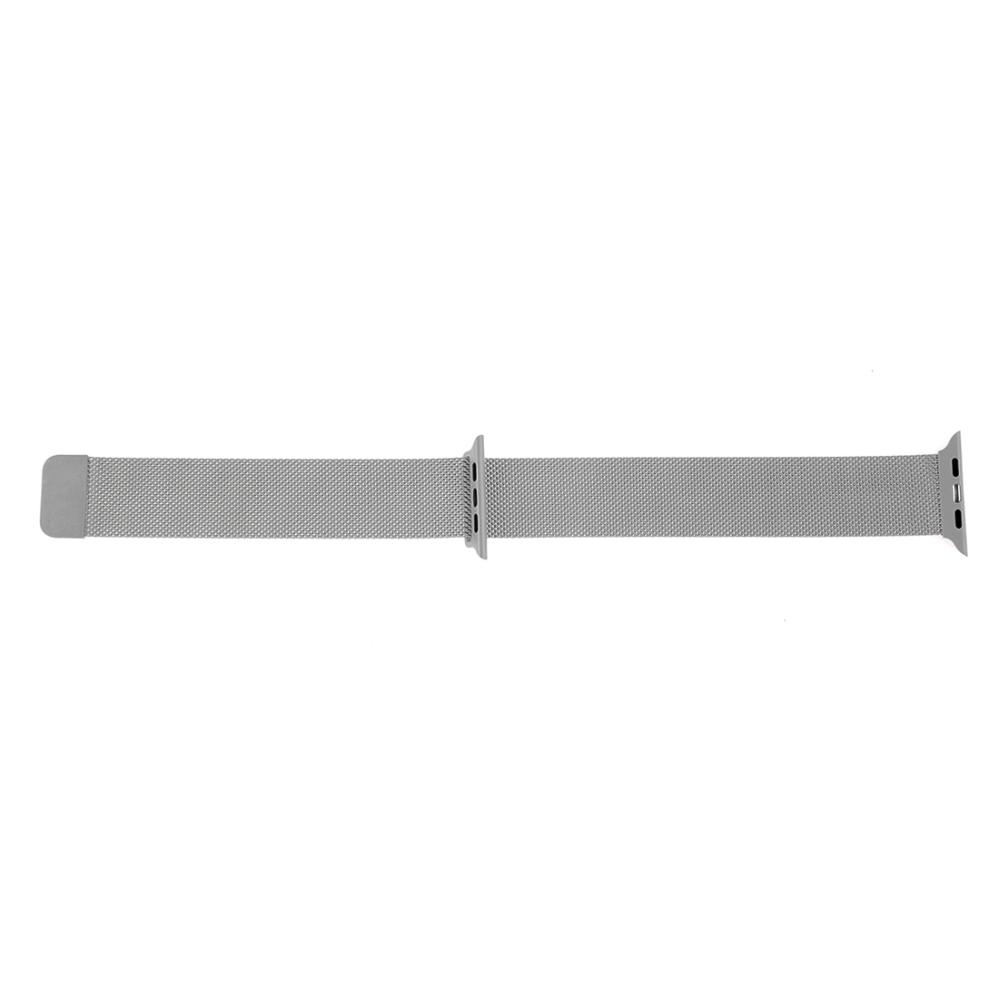 Metallarmband Milanese Loop för Apple Watch 38/40/41mm Magnetisk Grå