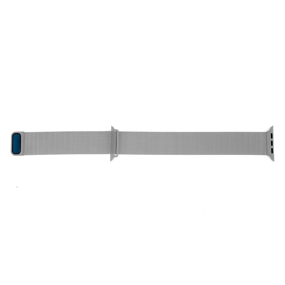 Metallarmband Milanese Loop för Apple Watch 38/40/41mm Magnetisk Grå