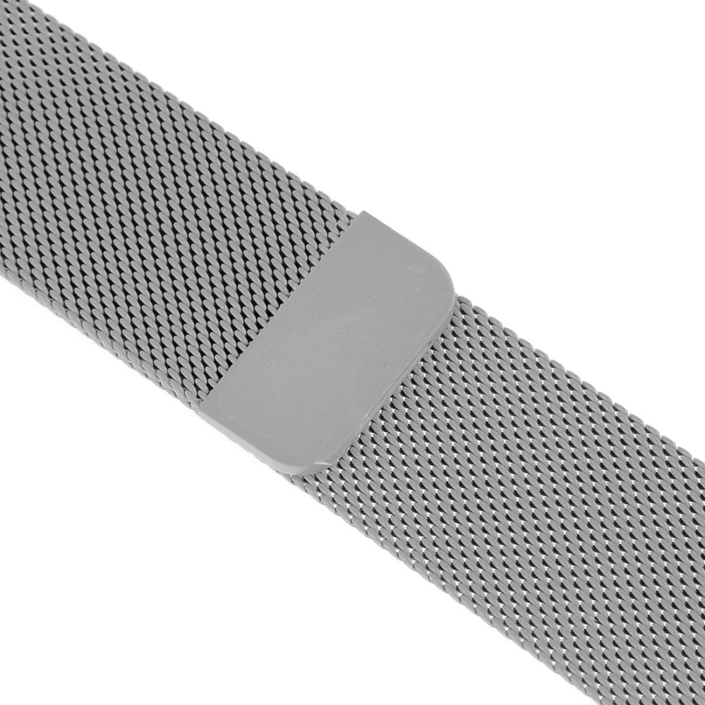 Metallarmband Milanese Loop för Apple Watch 38/40/41mm Magnetisk Grå