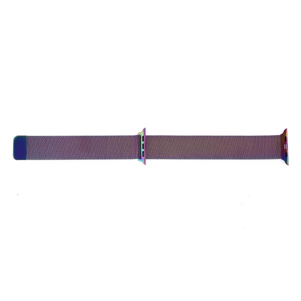 Metallarmband Milanese Loop för Apple Watch 38/40/41mm Rainbow