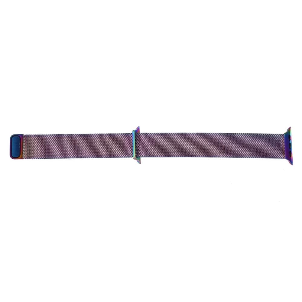Metallarmband Milanese Loop för Apple Watch 38/40/41mm Rainbow