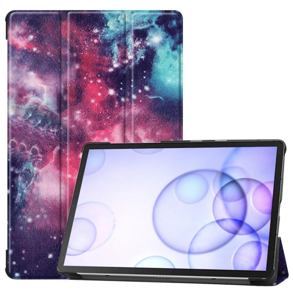 Fodral för Galaxy Tab S6 T860 / T865 med rymdmönster